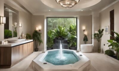 creating a tranquil spa