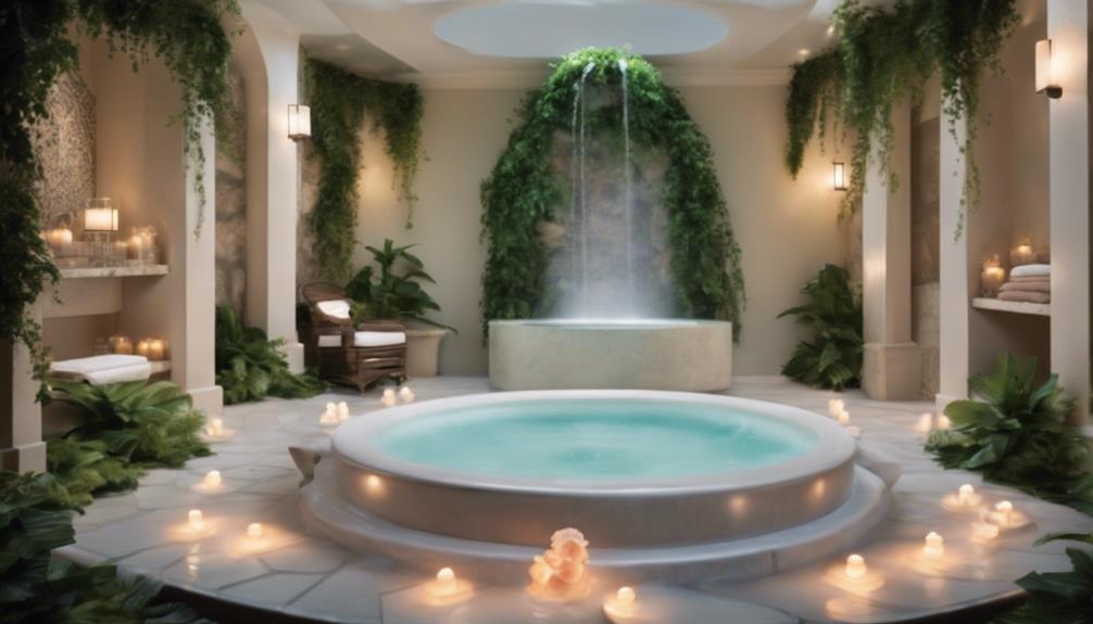 creating a tranquil spa