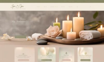 creating a tranquil website
