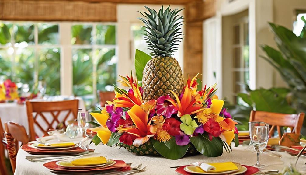 creative pineapple vase idea