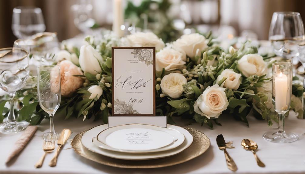 customized place card options