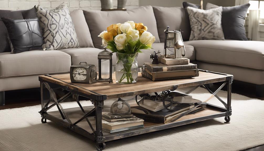 decorating trays with industrial elements