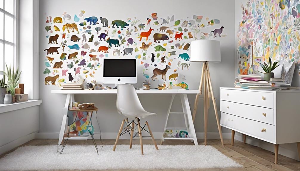 decorating with diy stickers