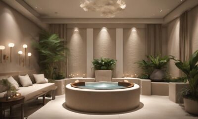 designing a relaxing spa