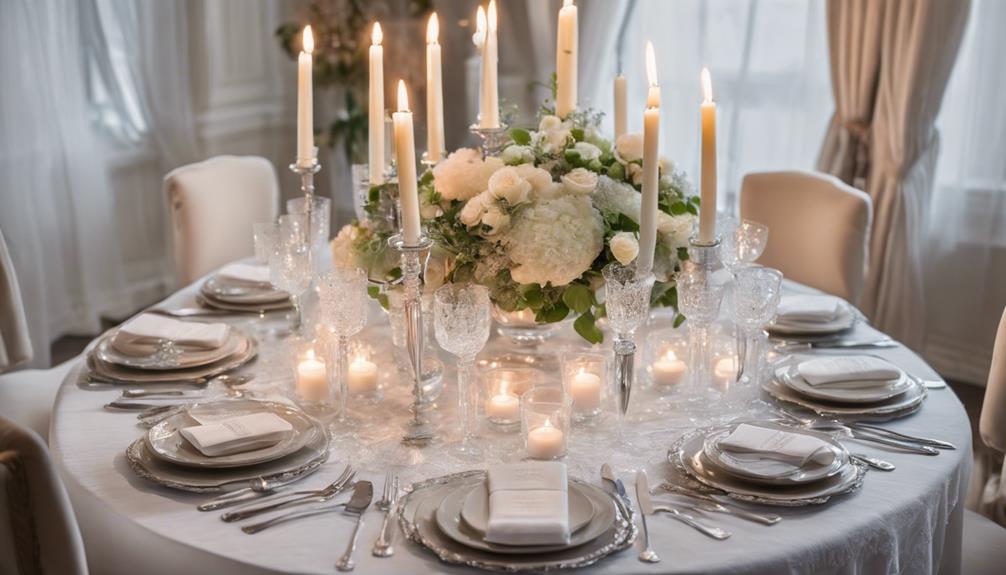 dining table adorned beautifully