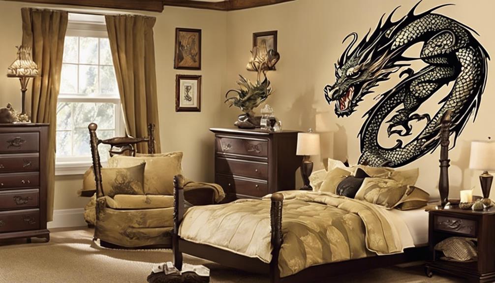 dragon themed room makeover idea