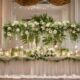 dreamy wedding head table