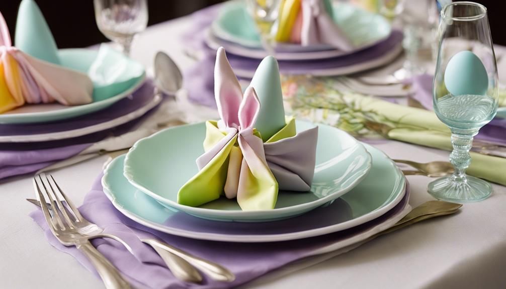 easter craft with napkins