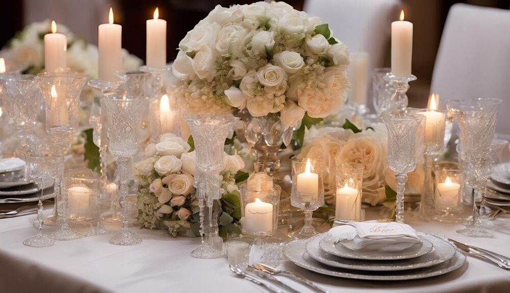 elegant bridal table decor