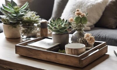 elegant coffee table decor