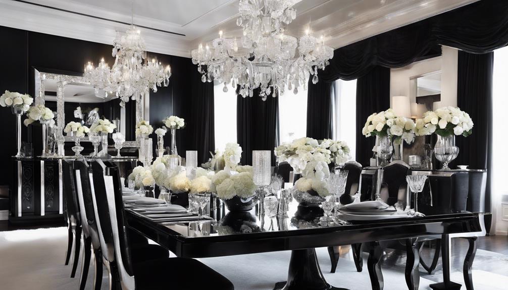 elegant dining room decor