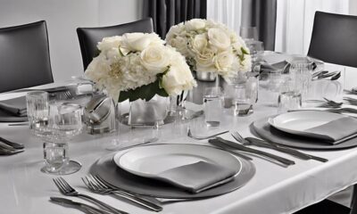 elegant dining table styling