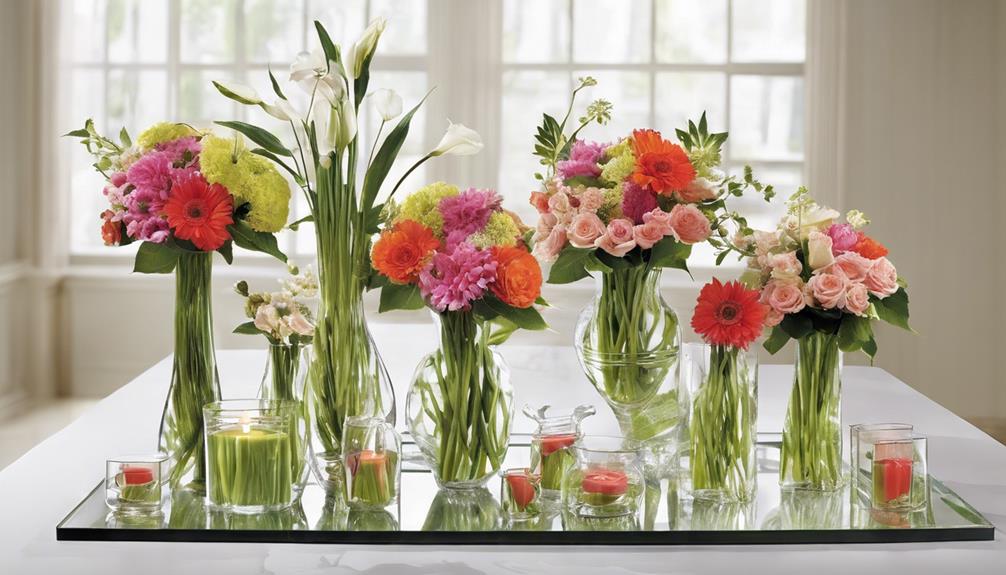 elegant flower arrangement showcase