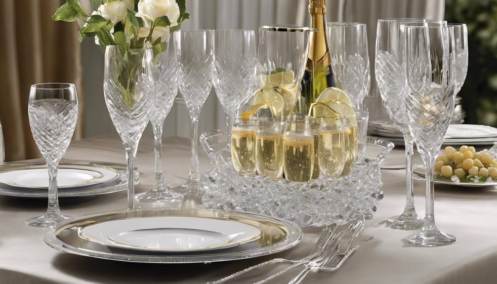 elegant glassware selection criteria