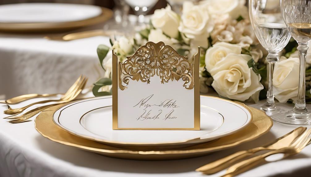 elegant place cards needed