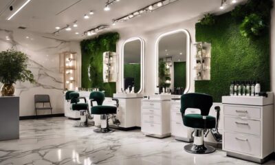 elegant salon and spa