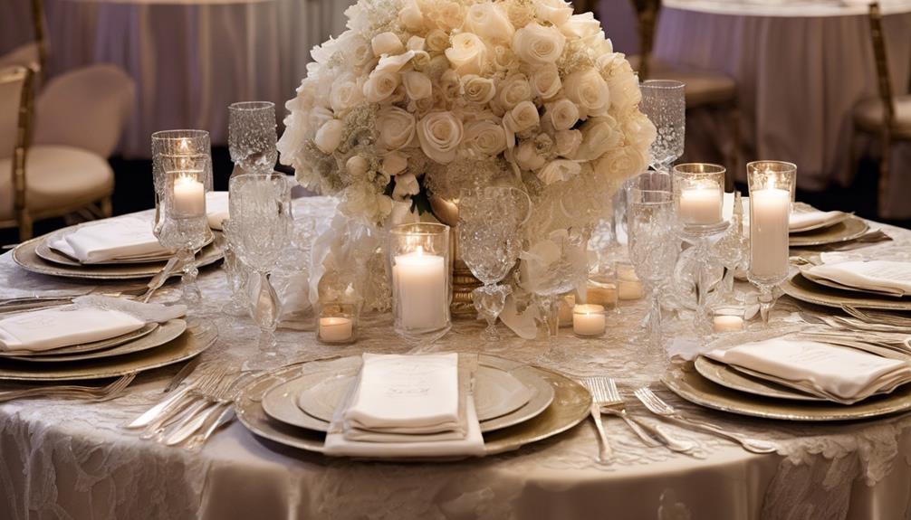 elegant table linens available