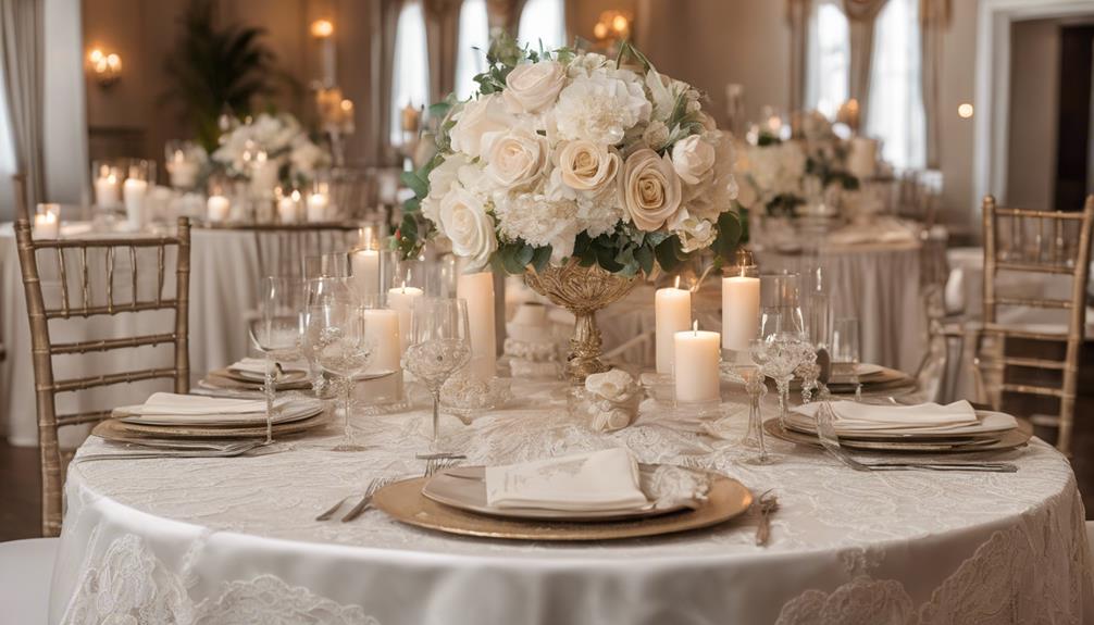elegant table linens selection