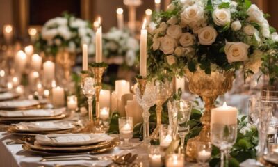 elegant wedding table decor