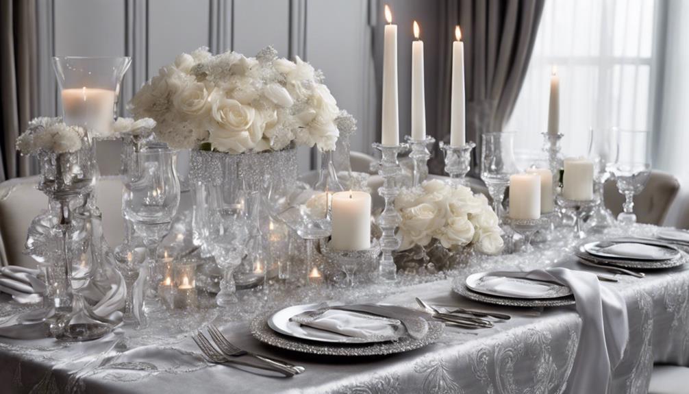 enhancing tablescape with decorative items