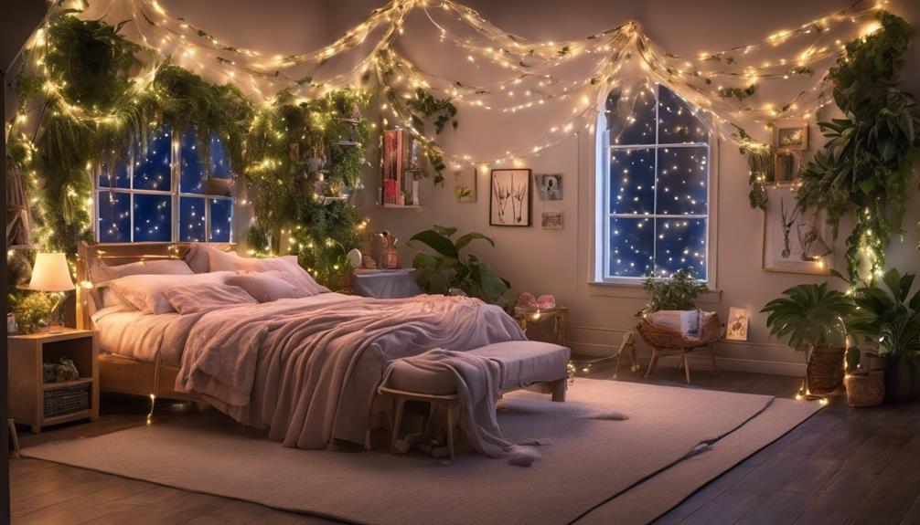 fairy lights in bedrooms