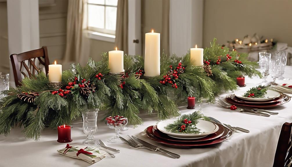 festive greenery for decor