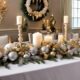 festive holiday entry table