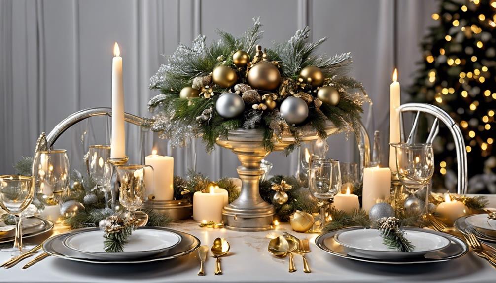 festive holiday table decor
