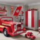 fire truck themed decor