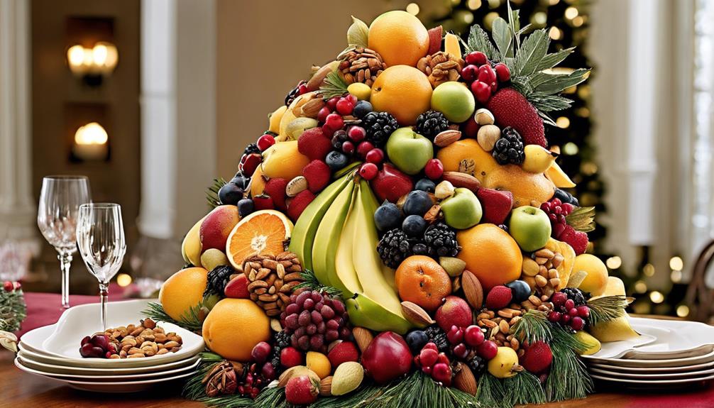 fruit and nut decorations