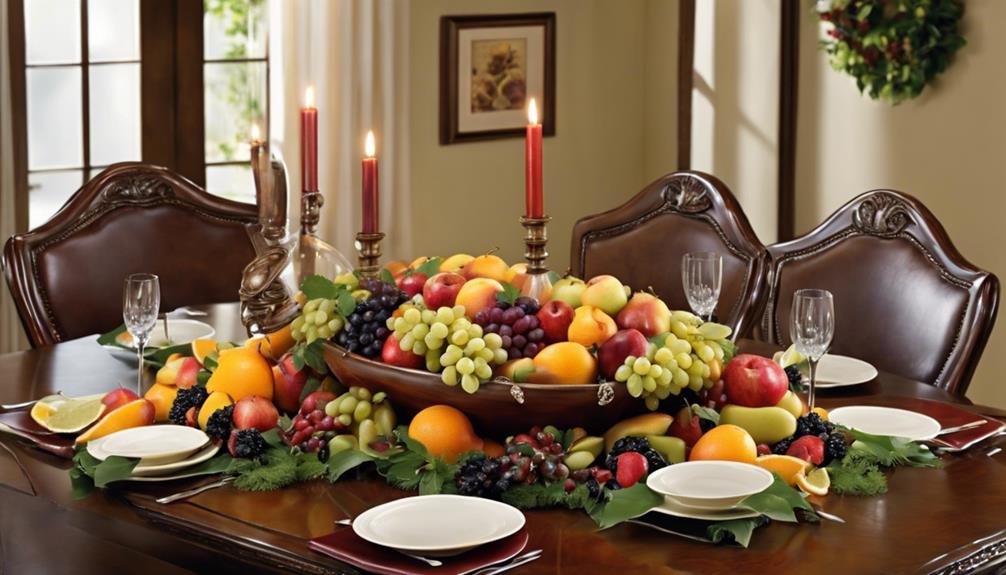 fruit arrangement for decoration