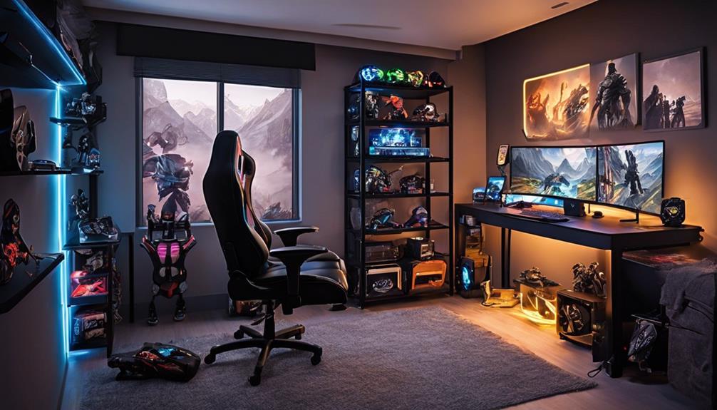 gamer themed interior design