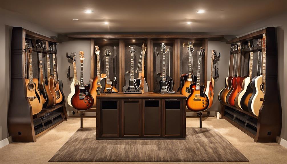 guitar organization and storage