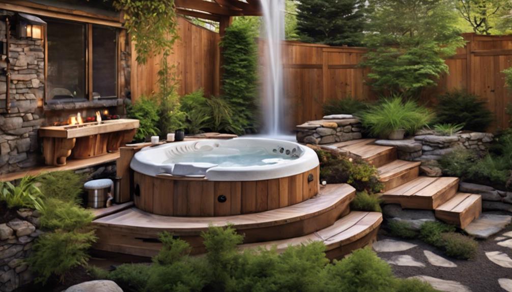 inviting spa with natural elements