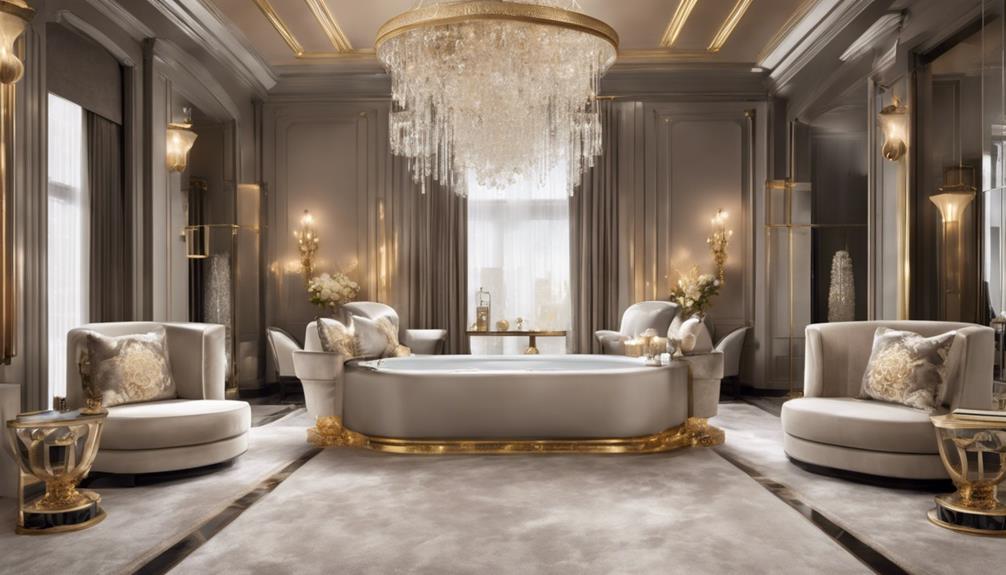 luxurious decor and furnishings
