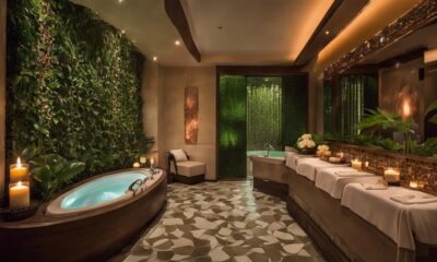 luxurious spa at hotel b