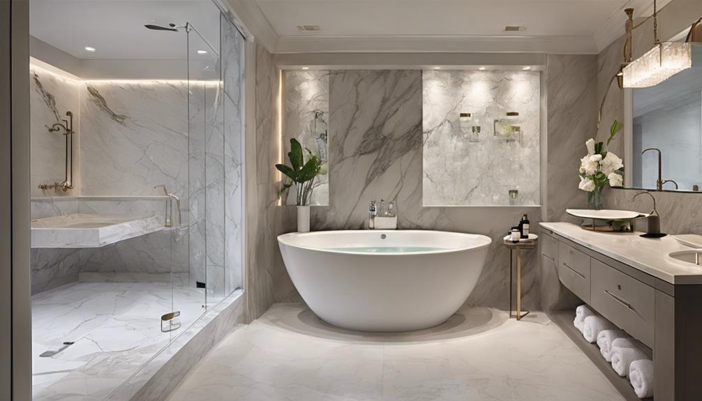 luxurious spa inspired bathroom design