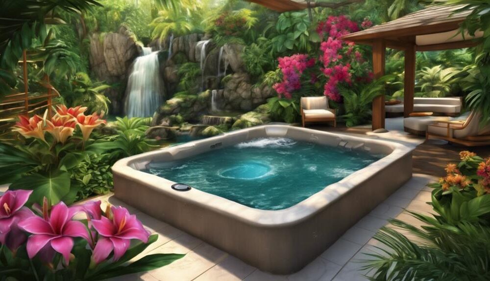 luxurious spa jacuzzi design