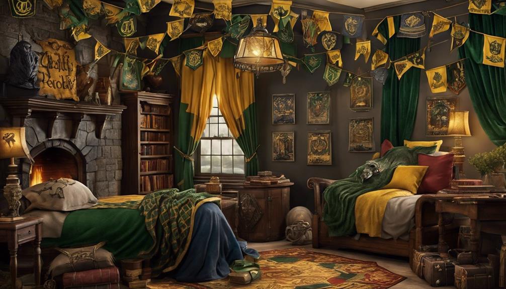 magical hogwarts house decor