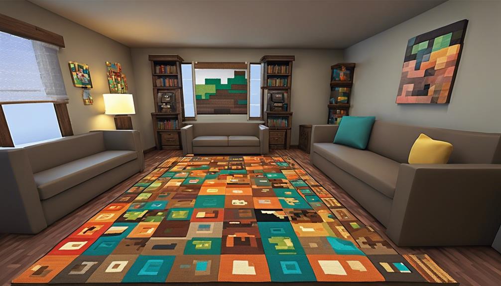 minecraft carpet and rugs