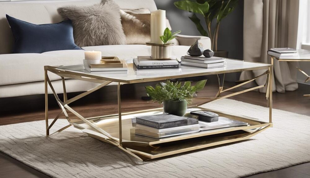 modern coffee table decor