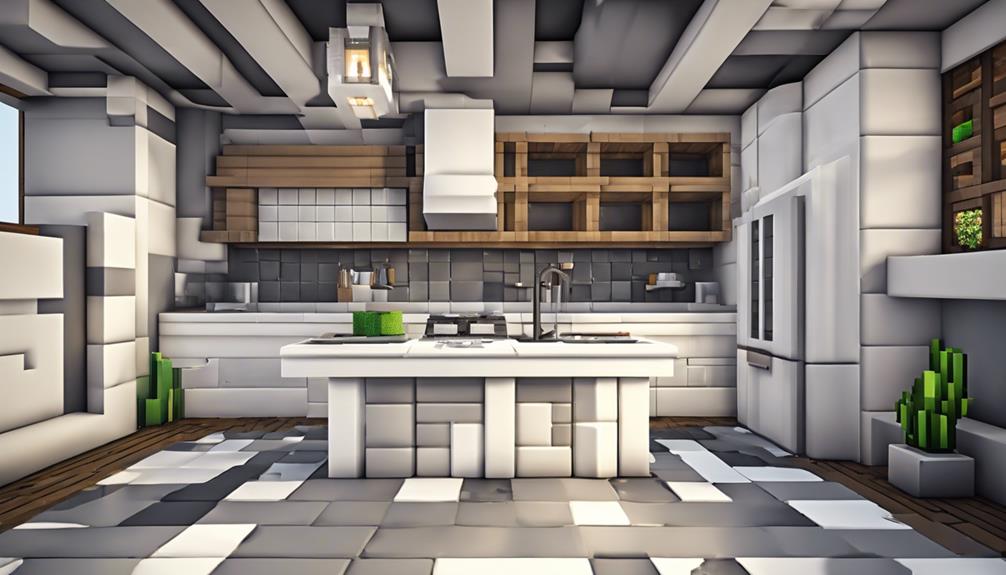 modern minecraft kitchen design