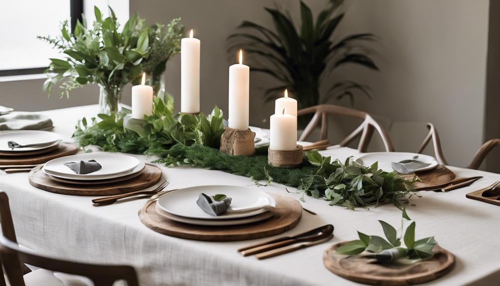 nature inspired table decor pieces