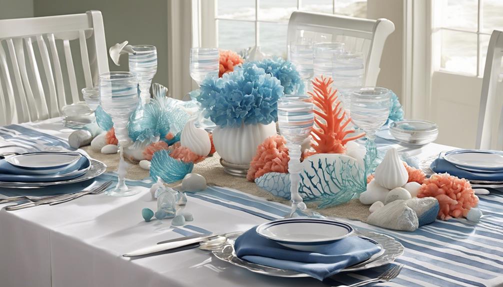 nautical themed centerpieces for dining