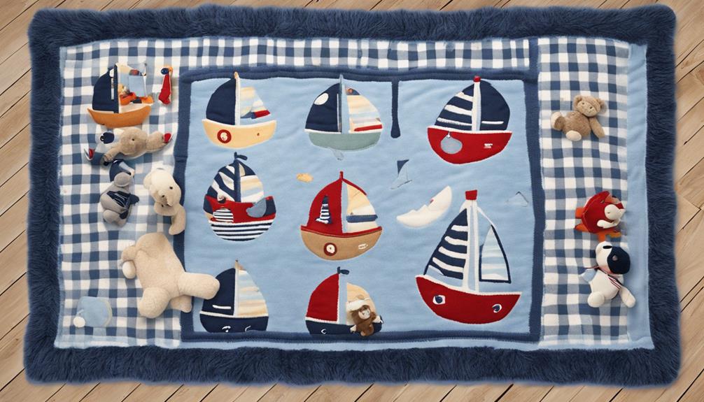 nautical themed rug for nursery