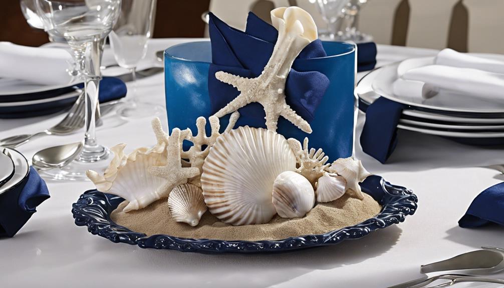 nautical themed table decor items