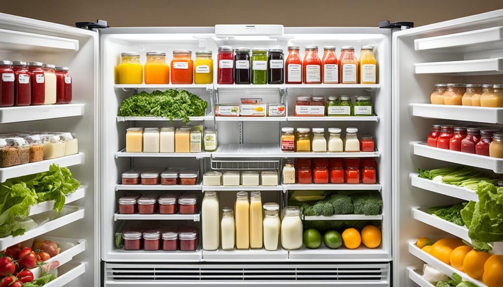 organize refrigerator