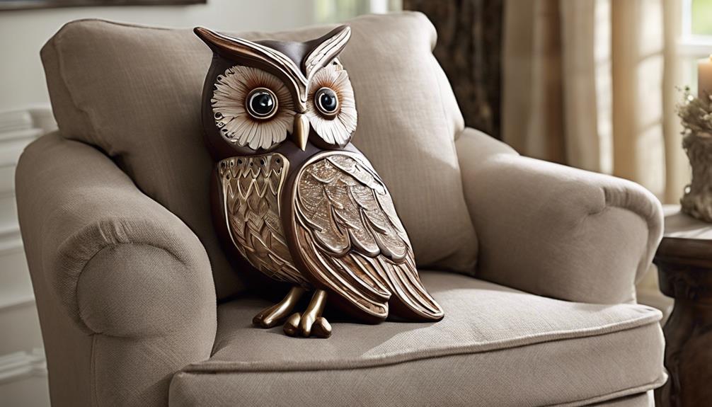 owl themed throw pillows cozy