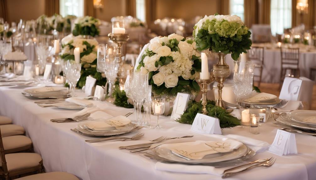 personalized table decor details