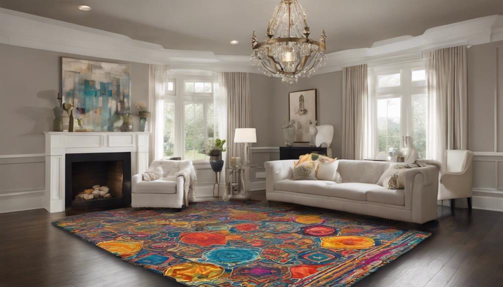 rug revamp with statement